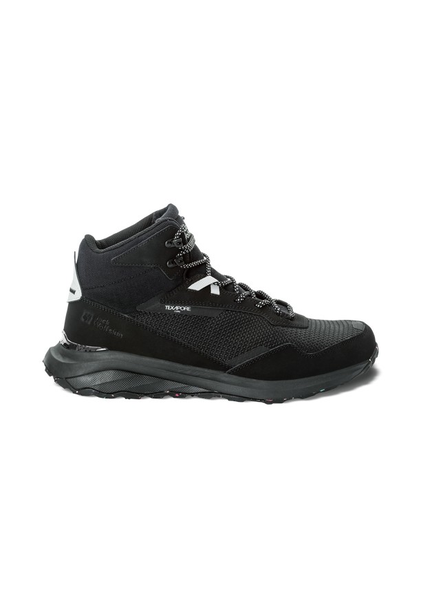 Black Men Jack Wolfskin Dromoventure Texapore Mid Outdoor Shoes | 82681045