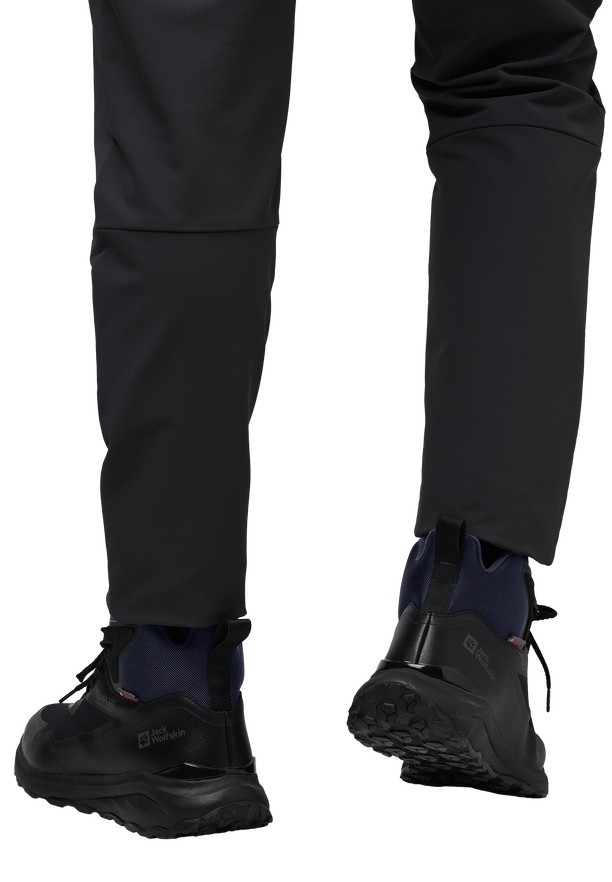 Black Men Jack Wolfskin Dromoventure Wt Texapore Mid Outdoor Shoes | 66916614