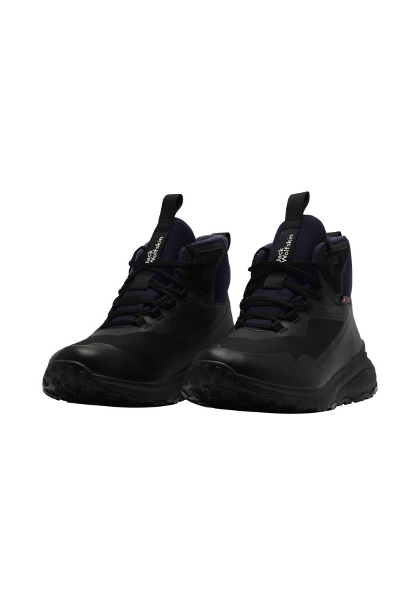 Black Men Jack Wolfskin Dromoventure Wt Texapore Mid Outdoor Shoes | 66916614