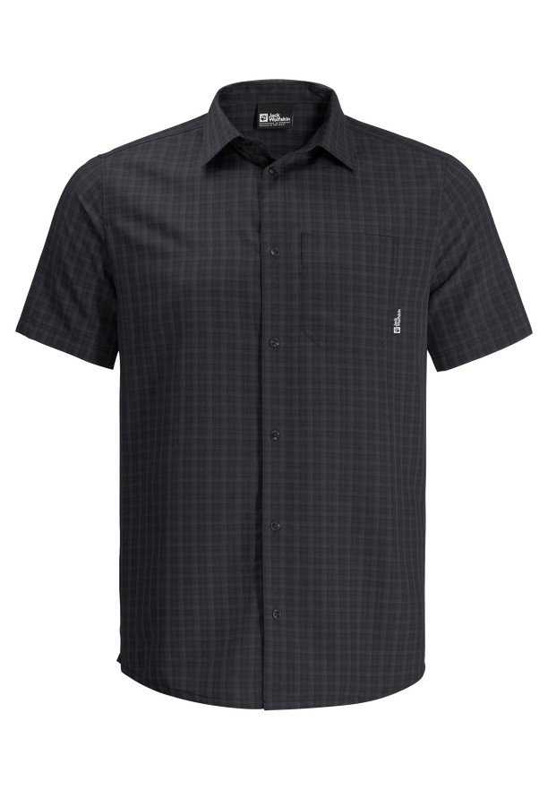 Black Men Jack Wolfskin El Dorado Shirts | 37214805