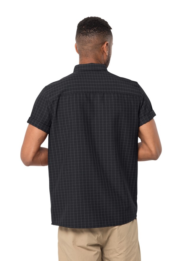 Black Men Jack Wolfskin El Dorado Shirts | 37214805