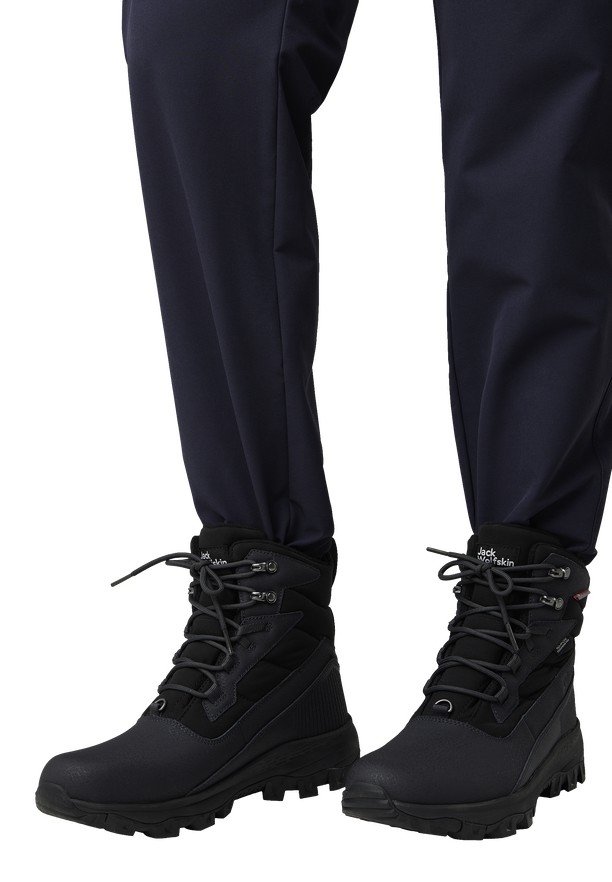 Black Men Jack Wolfskin Everquest Pro Texapore High Winter Shoes | 55867699