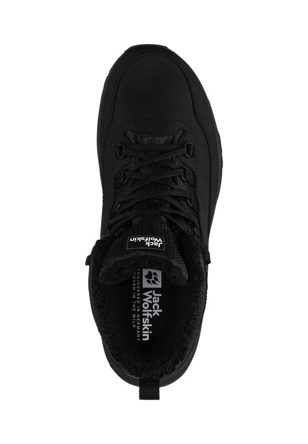 Black Men Jack Wolfskin Everquest Texapore Mid Winter Shoes | 98924763