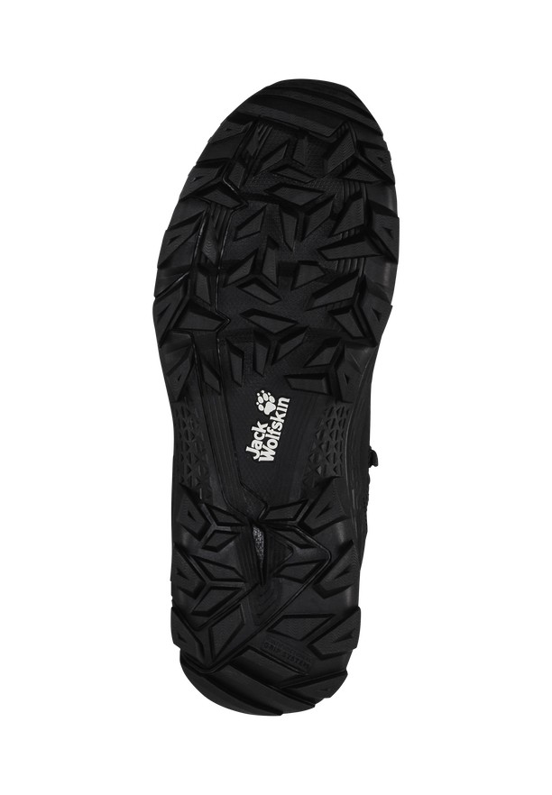Black Men Jack Wolfskin Everquest Texapore Mid Winter Shoes | 98924763