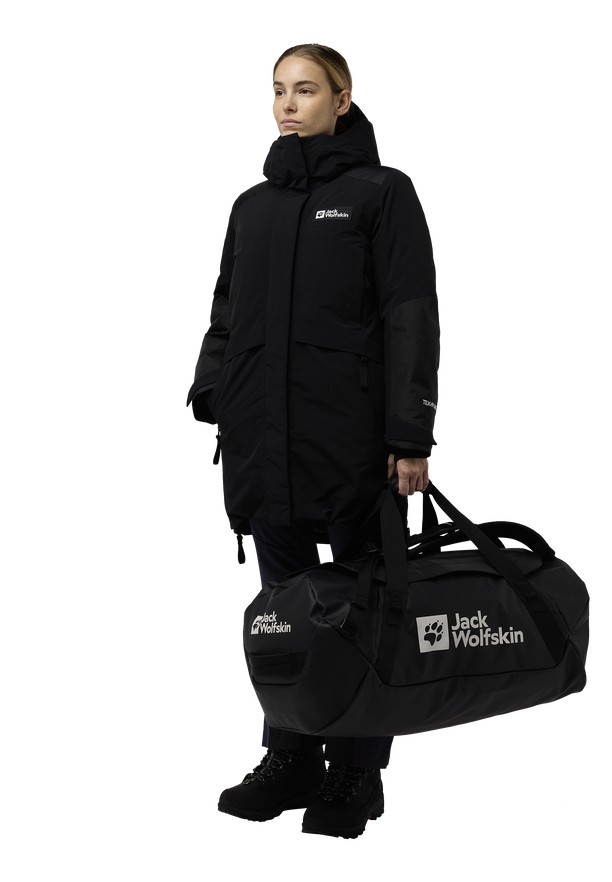Black Men Jack Wolfskin Expdn 70 Duffle Bags | 66270637
