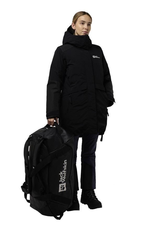 Black Men Jack Wolfskin Expdn 70 Duffle Bags | 66270637