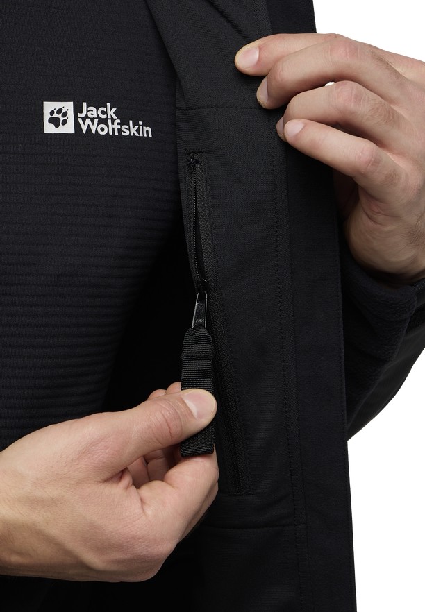 Black Men Jack Wolfskin Expdn Blizzard Fleece Jackets | 94704604