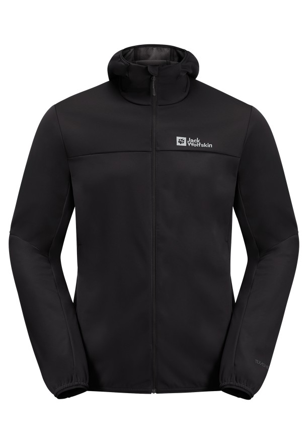 Black Men Jack Wolfskin Feldberg Hoody Softshell Jackets | 77914012
