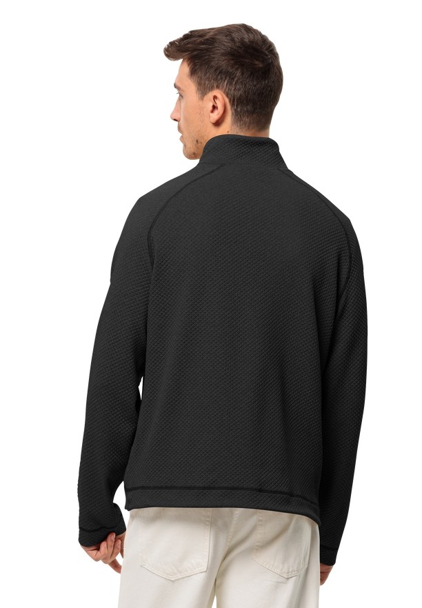 Black Men Jack Wolfskin Fernweh Fleece Jackets | 90102257