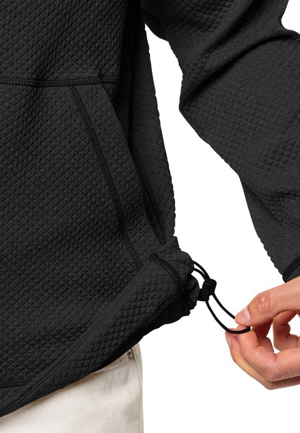 Black Men Jack Wolfskin Fernweh Fleece Jackets | 90102257