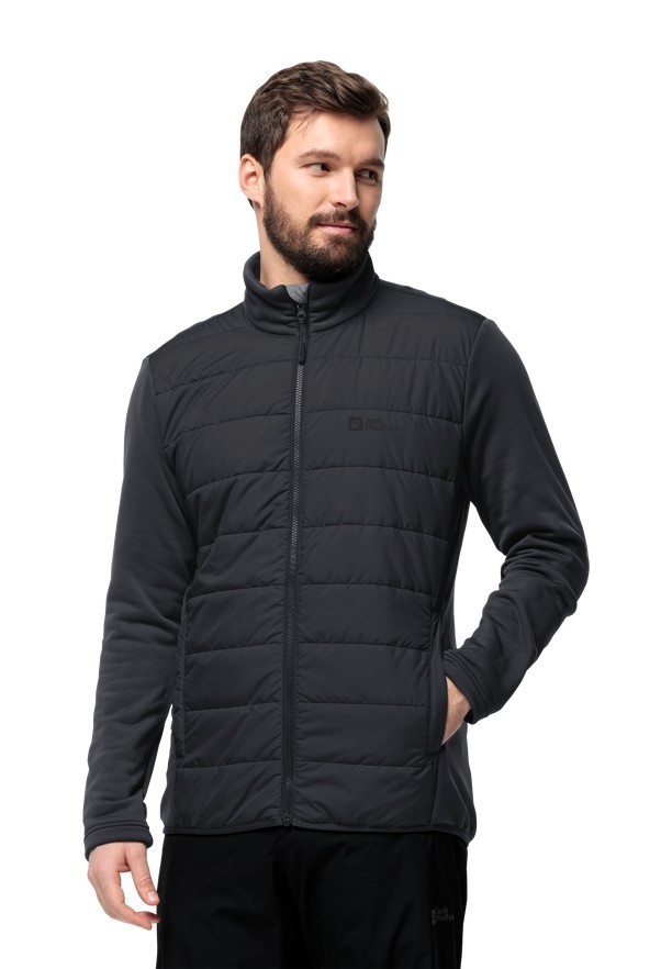 Black Men Jack Wolfskin Glaabach 3in1 Jackets | 80459115
