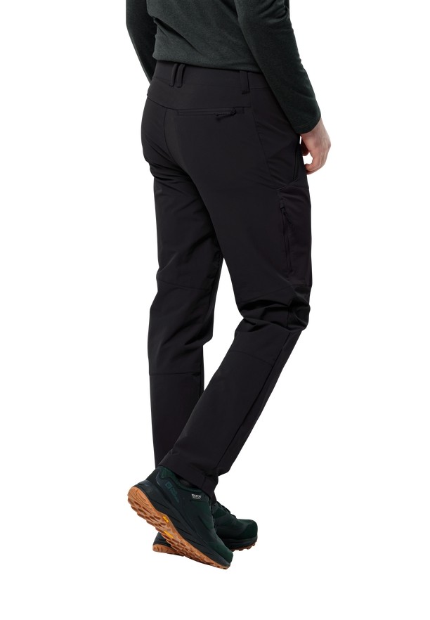 Black Men Jack Wolfskin Glastal Winter Pants | 21442652