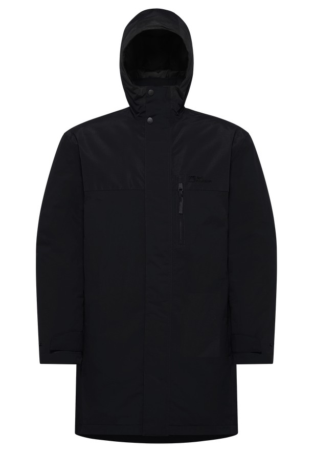 Black Men Jack Wolfskin Gletschersee Coats | 62006371