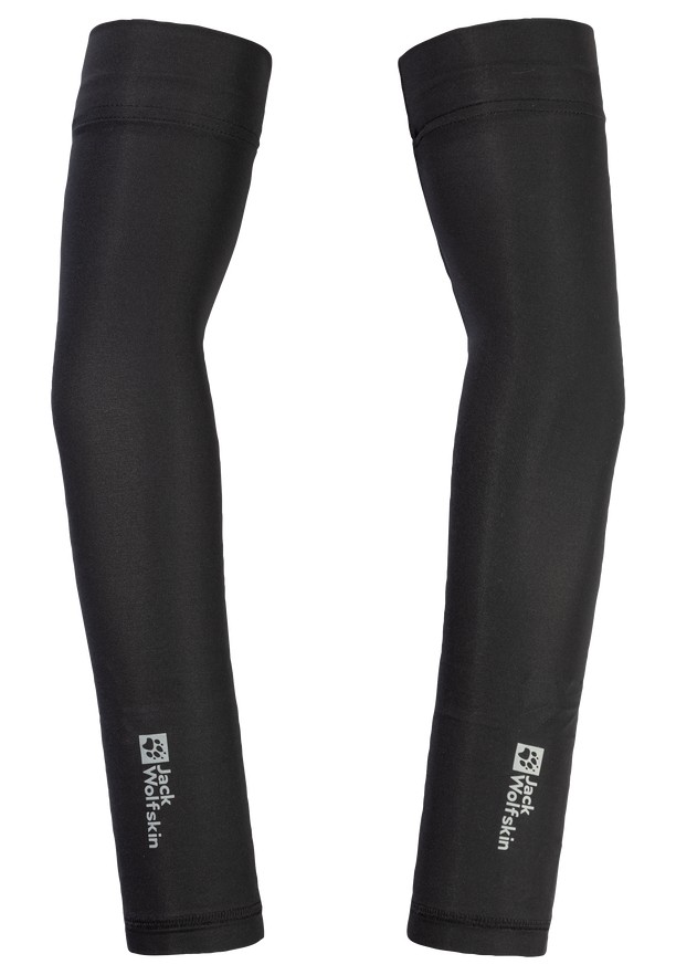 Black Men Jack Wolfskin Gravex Arm Sleeves Arm Warmer | 51081300