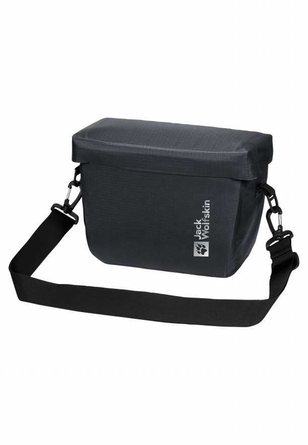Black Men Jack Wolfskin Gravex Bike Bag | 32471643