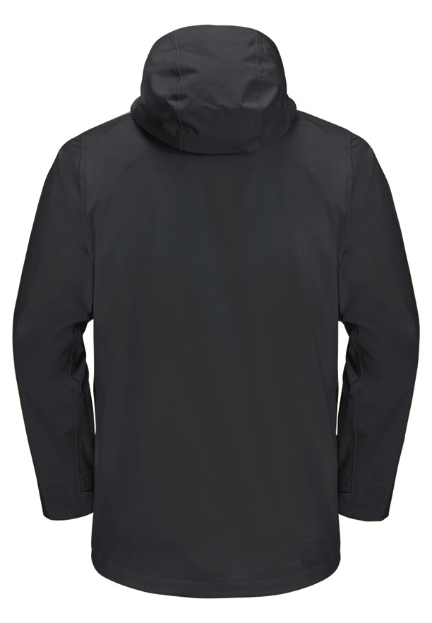 Black Men Jack Wolfskin Highest Peak 3l Rain Jackets | 16305007