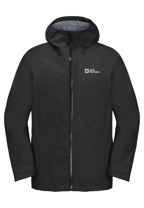 Black Men Jack Wolfskin Highest Peak 3l Rain Jackets | 16305007