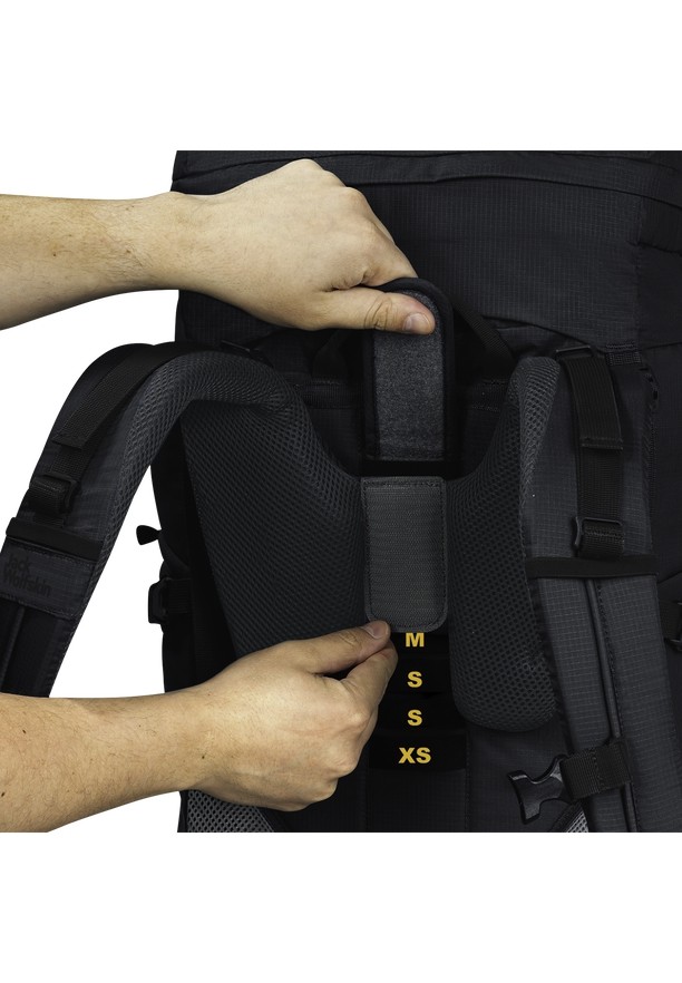 Black Men Jack Wolfskin Highland Trail 50|5 Trekking Backpack | 57718205