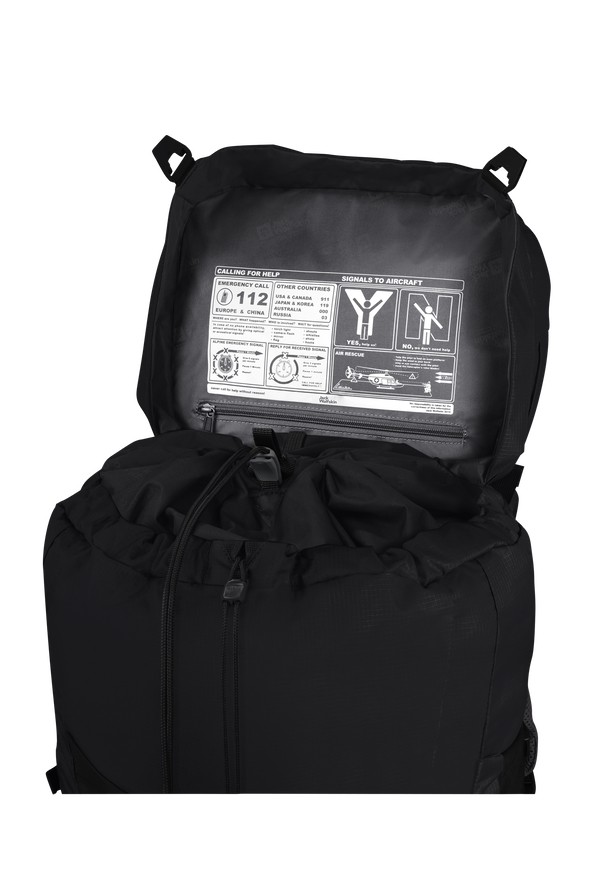 Black Men Jack Wolfskin Highland Trail 55|5 Trekking Backpack | 84130845