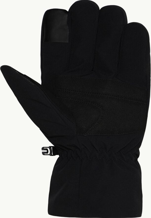 Black Men Jack Wolfskin Highloft Gloves | 82274030