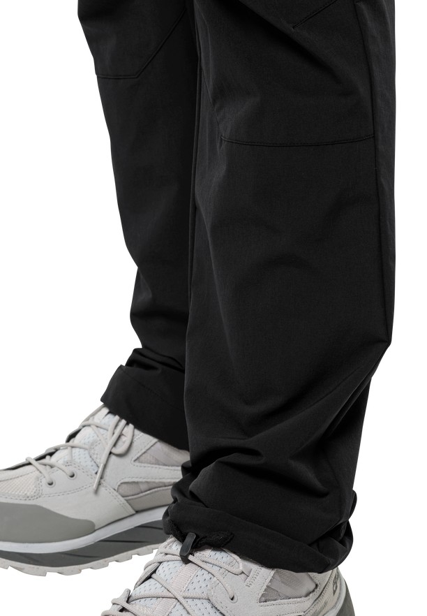 Black Men Jack Wolfskin Holdsteig Hiking Pants | 59590708