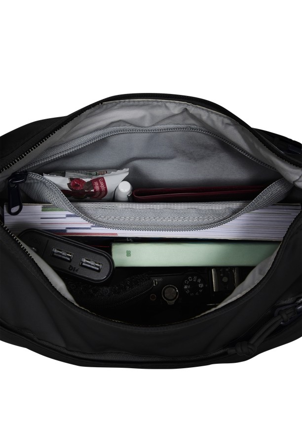 Black Men Jack Wolfskin Honigberg Shoulder Bags | 45344497
