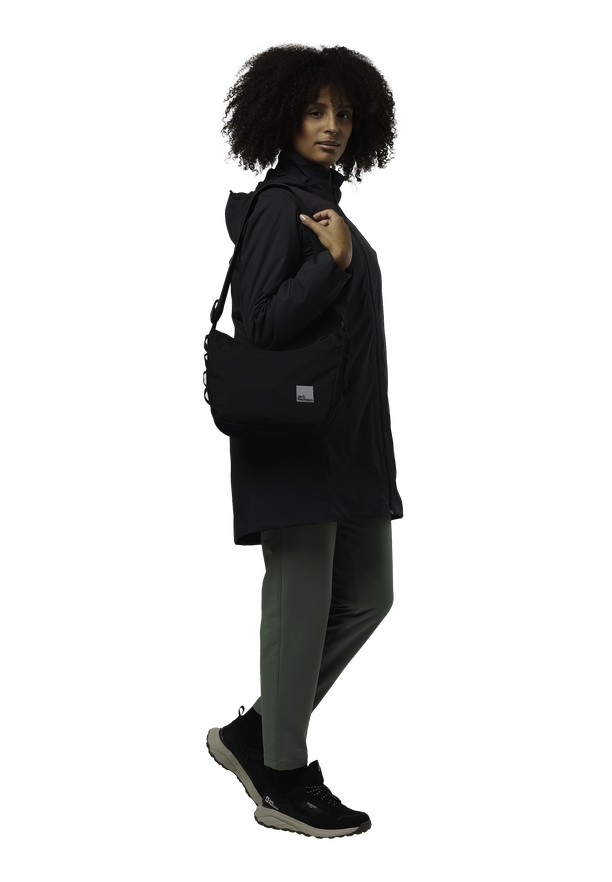 Black Men Jack Wolfskin Honigberg Shoulder Bags | 45344497