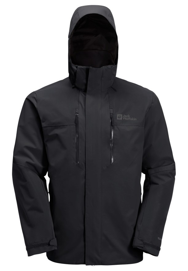 Black Men Jack Wolfskin Jasper 2l Rain Jackets | 29801319