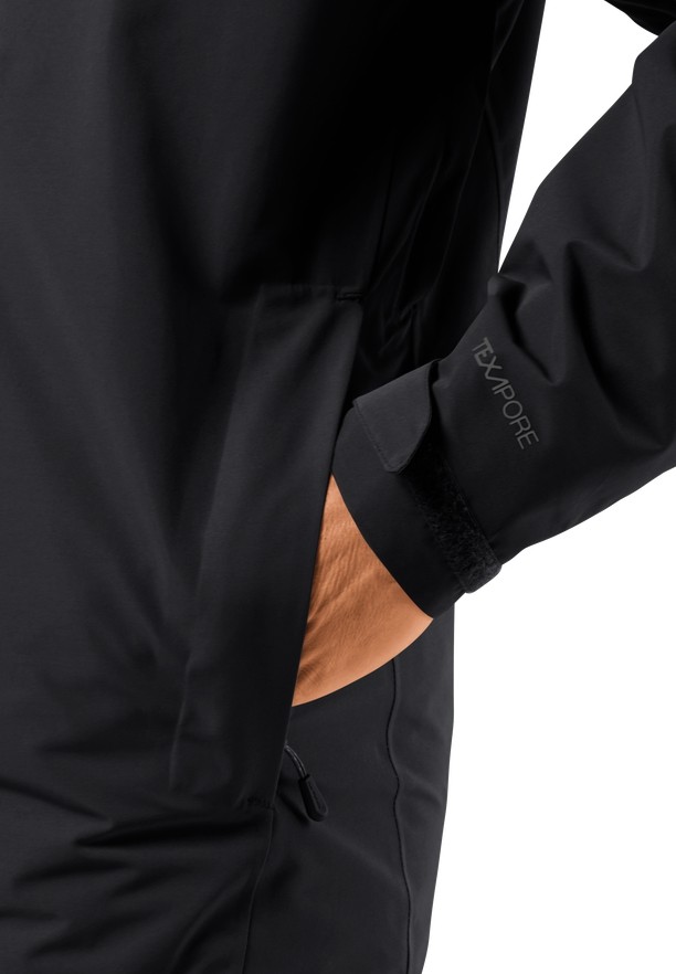 Black Men Jack Wolfskin Jasper 2l Rain Jackets | 29801319