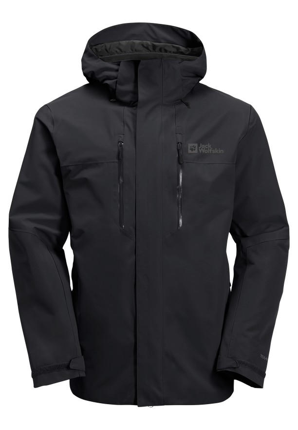 Black Men Jack Wolfskin Jasper 2l Rain Jackets | 29801319