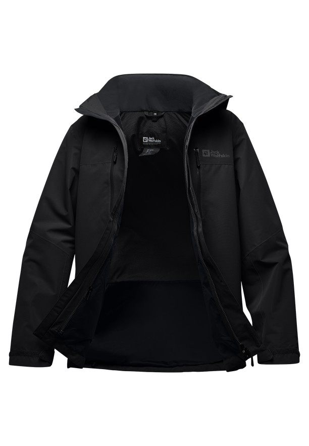 Black Men Jack Wolfskin Jasper 2l Rain Jackets | 29801319