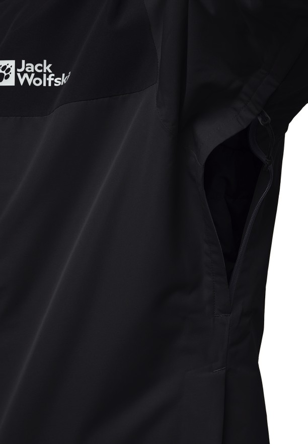 Black Men Jack Wolfskin Jasper 3in1 Jackets | 72029582