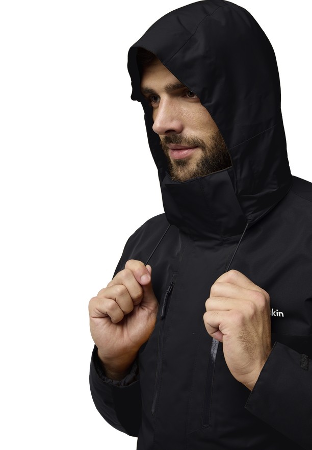 Black Men Jack Wolfskin Jasper 3in1 Jackets | 22335011