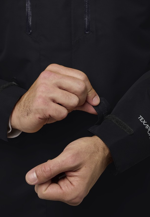 Black Men Jack Wolfskin Jasper 3in1 Jackets | 22335011