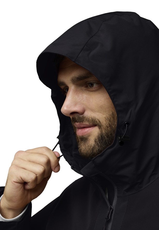 Black Men Jack Wolfskin Jasper Ins Winter Jackets | 72952230