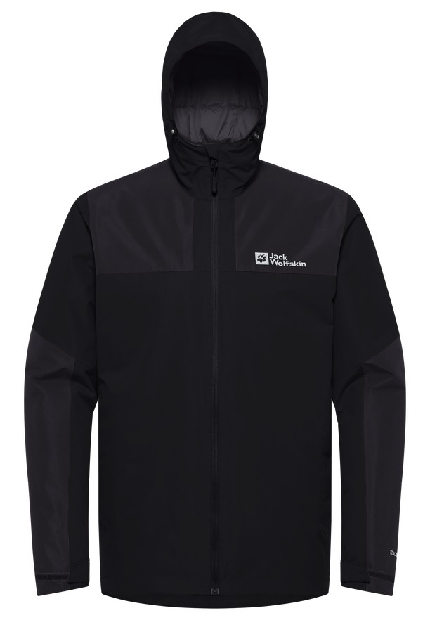 Black Men Jack Wolfskin Jasper Ins Winter Jackets | 72952230