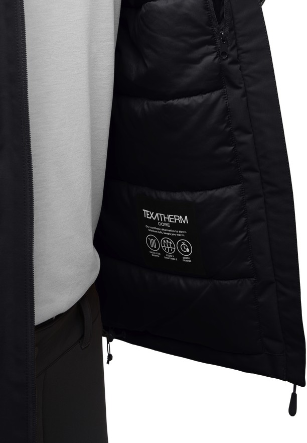 Black Men Jack Wolfskin Jasper Ins Winter Jackets | 72952230