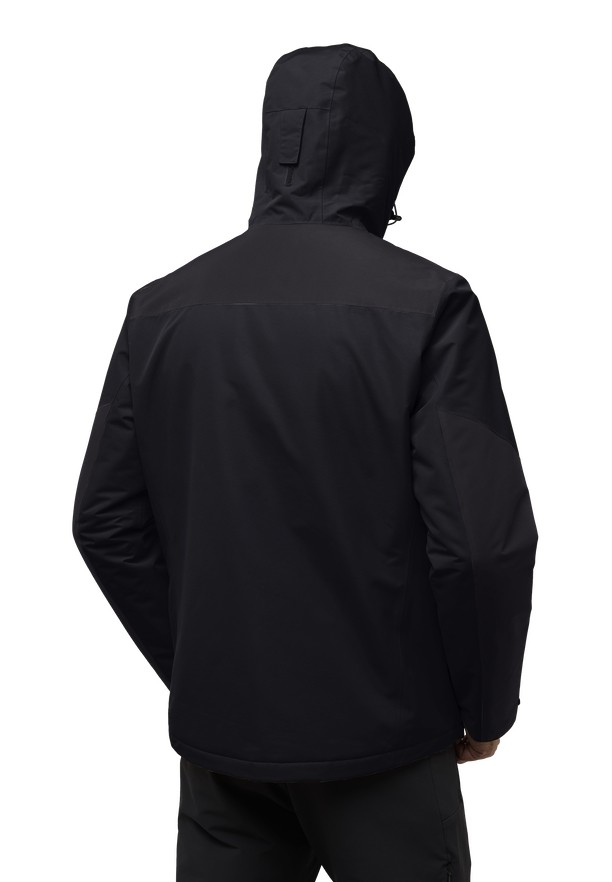 Black Men Jack Wolfskin Jasper Ins Winter Jackets | 72952230