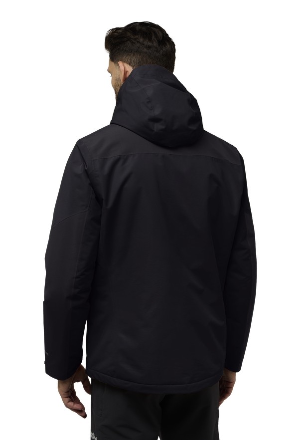 Black Men Jack Wolfskin Jasper Ins Winter Jackets | 72952230