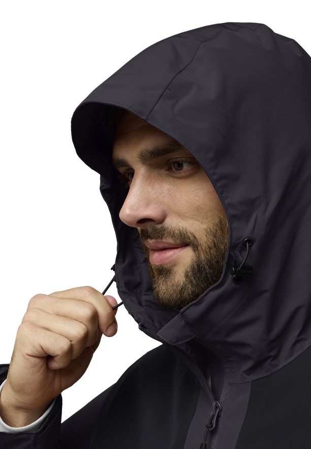 Black Men Jack Wolfskin Jasper Ins Winter Jackets | 71844837