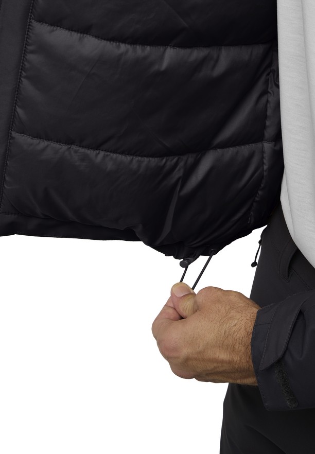 Black Men Jack Wolfskin Jasper Ins Winter Jackets | 71844837