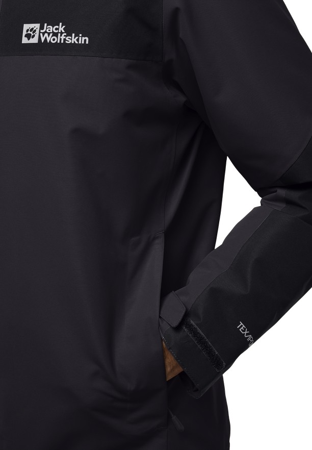 Black Men Jack Wolfskin Jasper Ins Winter Jackets | 71844837