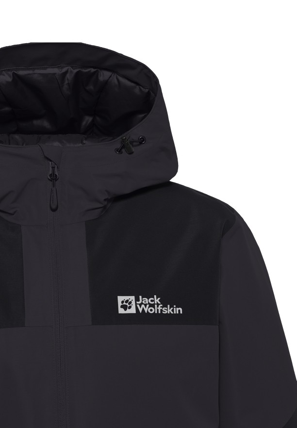Black Men Jack Wolfskin Jasper Ins Winter Jackets | 71844837