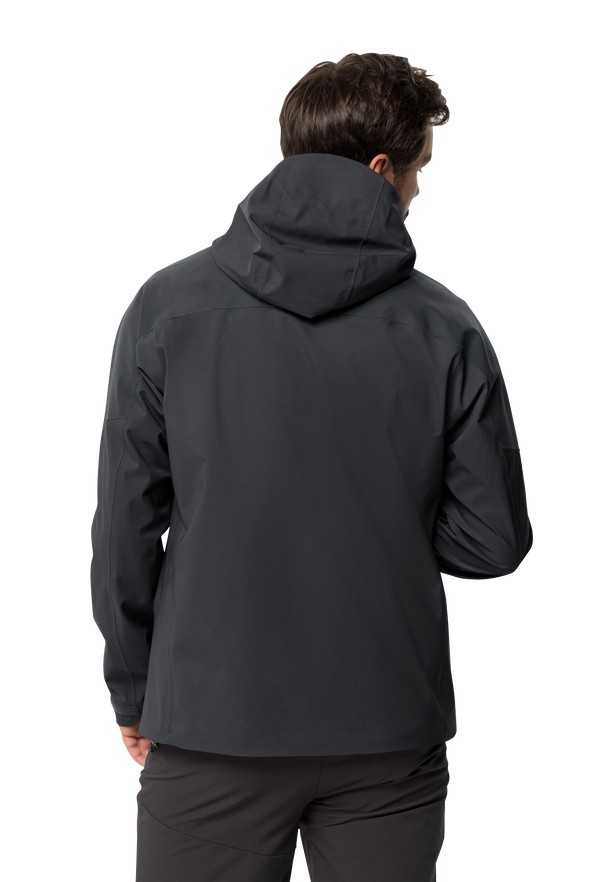 Black Men Jack Wolfskin Kammweg 2l Rain Jackets | 38305052