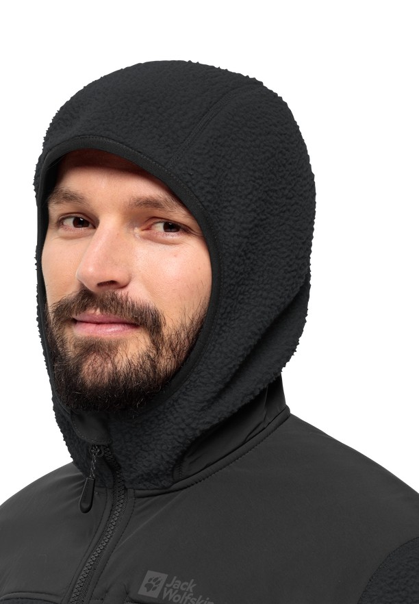 Black Men Jack Wolfskin Kammweg Pile Fz Fleece Jackets | 71564728