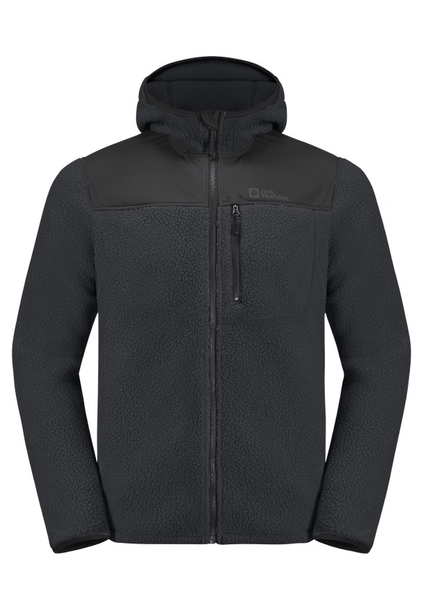 Black Men Jack Wolfskin Kammweg Pile Fz Fleece Jackets | 71564728