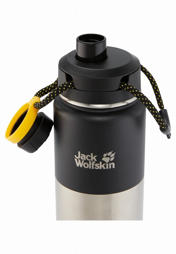 Black Men Jack Wolfskin Karoo 0.75 Water Bottles | 48760564
