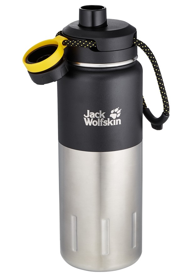 Black Men Jack Wolfskin Karoo 0.75 Water Bottles | 48760564