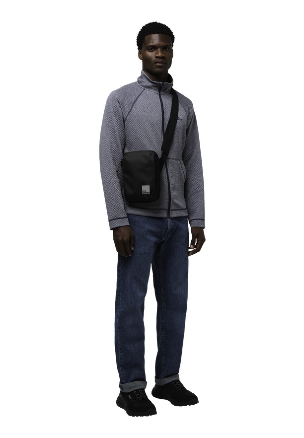 Black Men Jack Wolfskin Konya Organizer Shoulder Bags | 68087981
