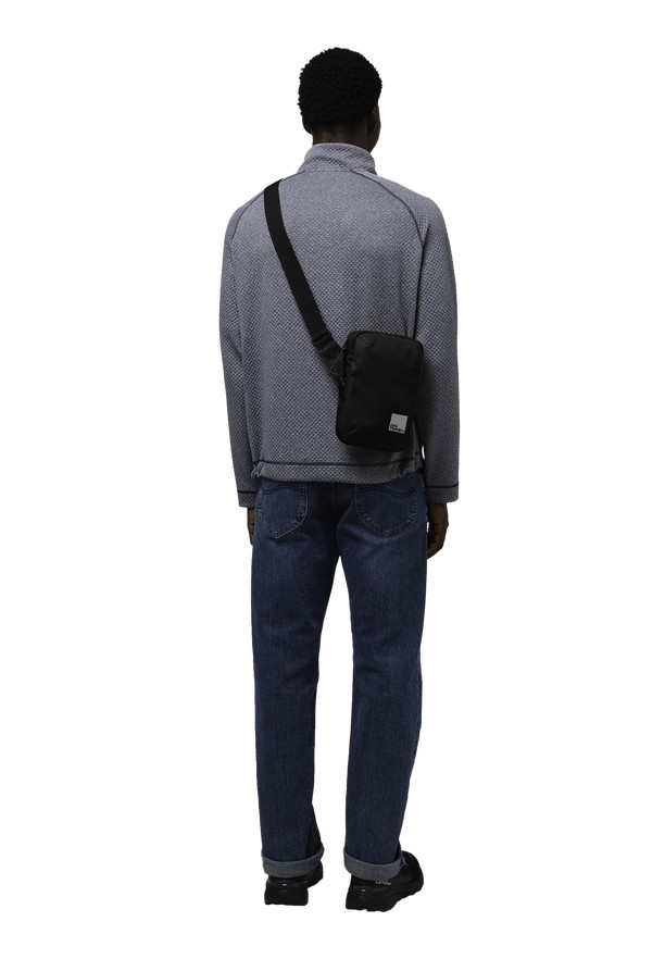 Black Men Jack Wolfskin Konya Organizer Shoulder Bags | 68087981